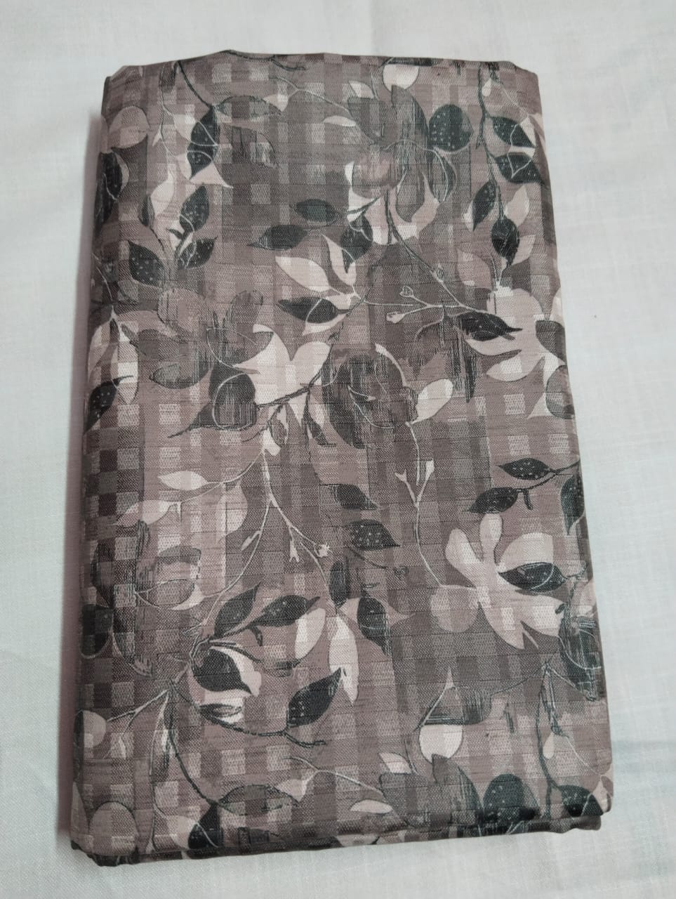 Premium Green Brown Floral Satin Shirt