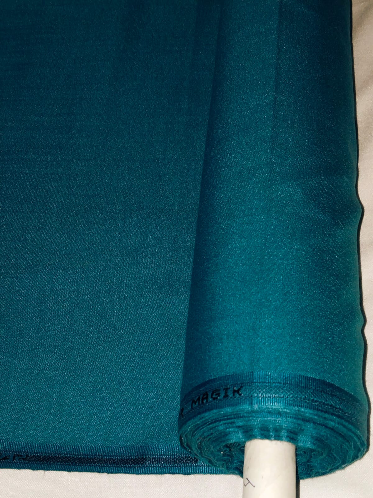 Premium Teal Blue Cotton Blend Shirting Fabric 