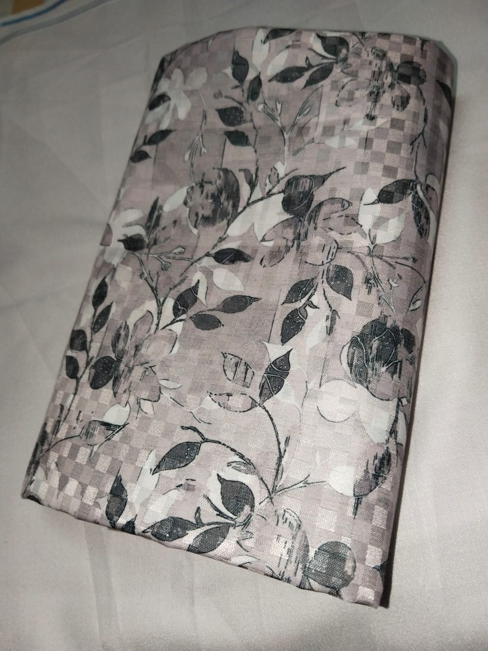 Premium Floral Print Satin Shirt Fabric